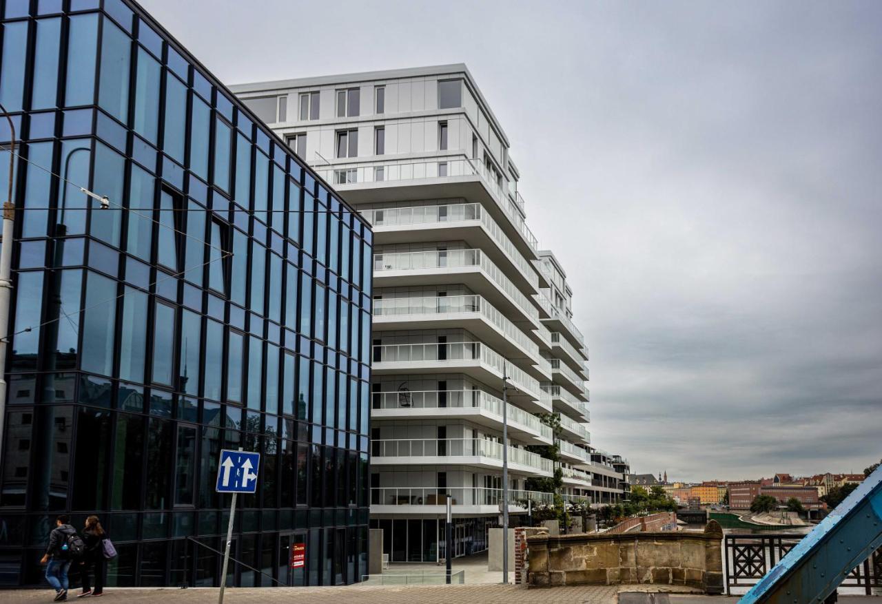 Luksus W Centrum Nad Odra Wroclaw Luaran gambar